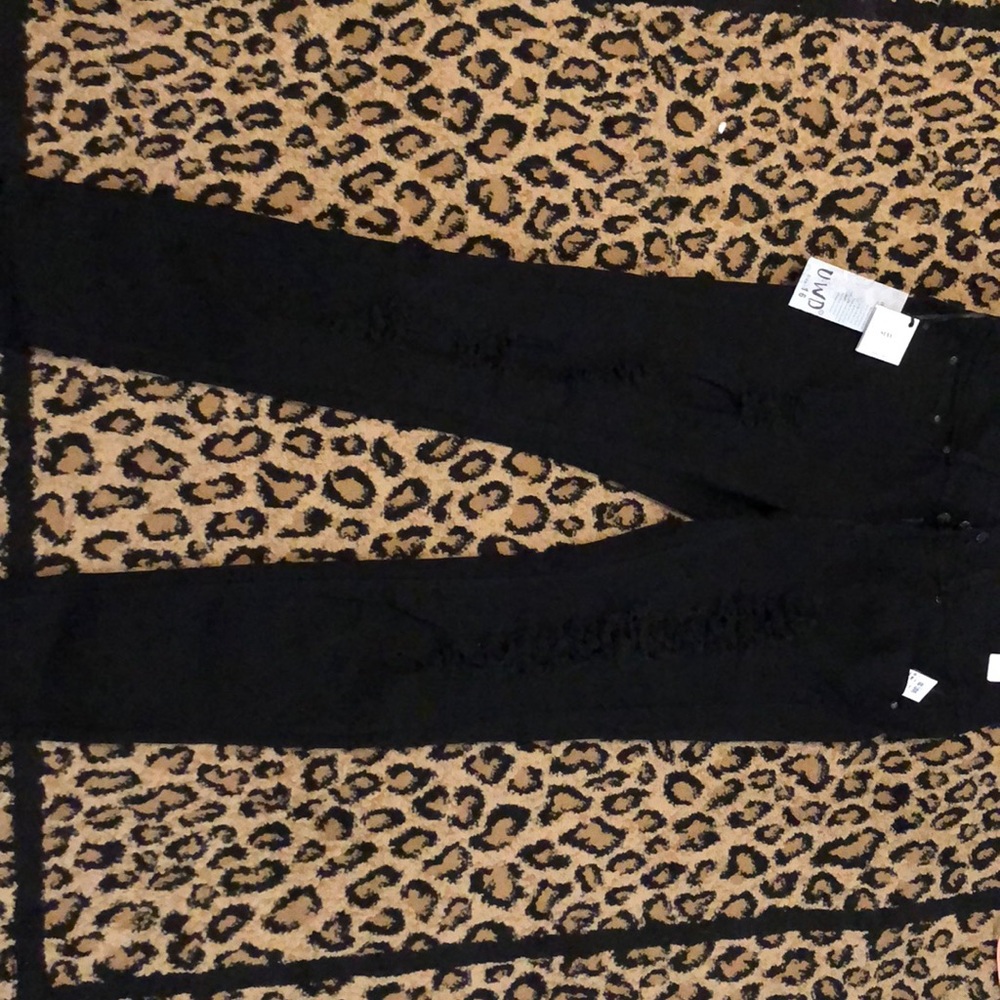 Black skinny jeans size 16